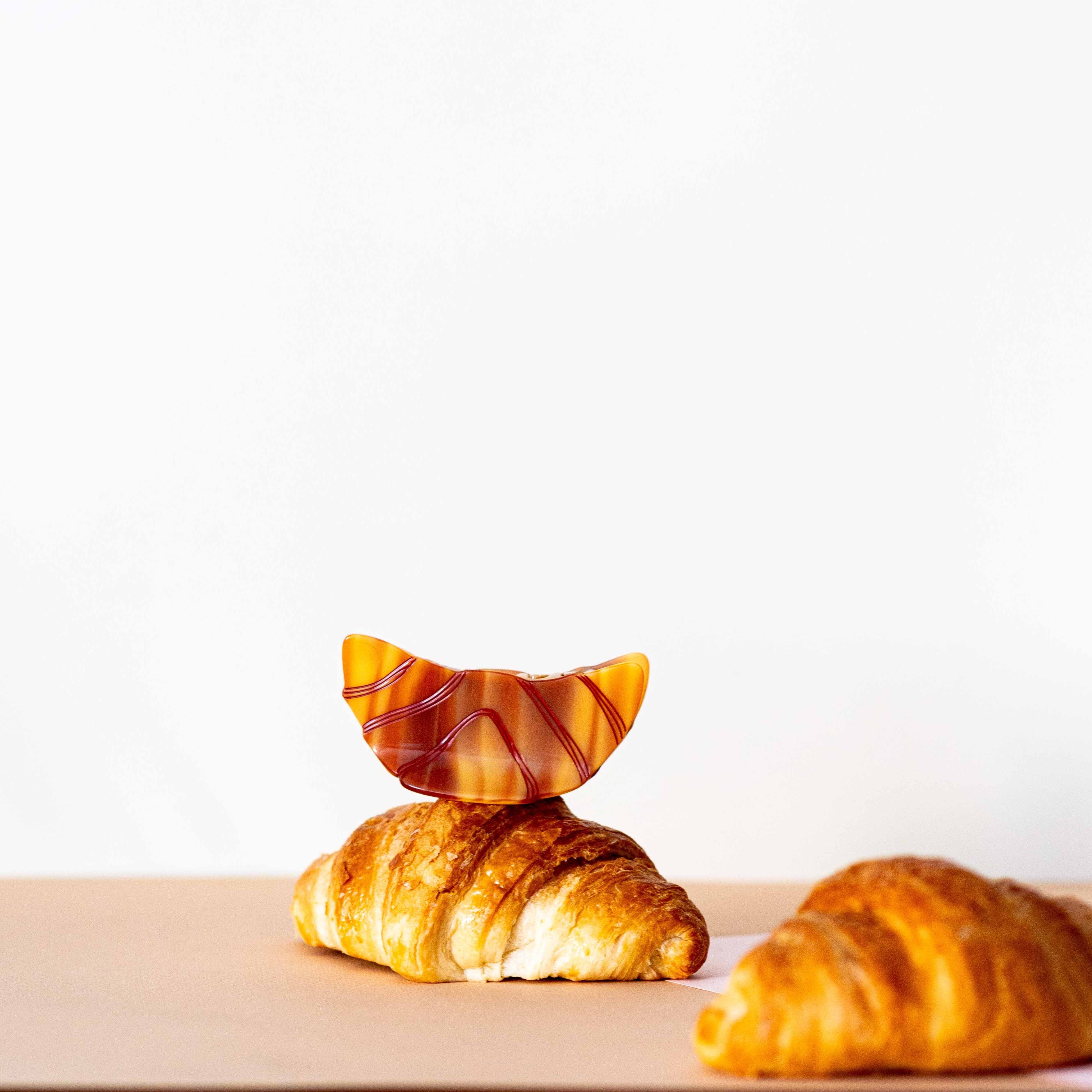 Large Croissant Hair Claw Clip