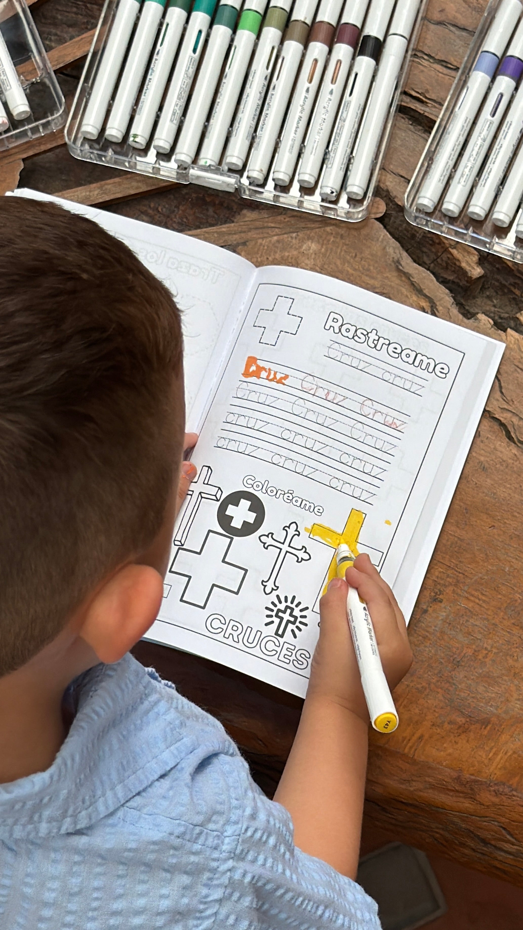Preschool Essentials Trace Lines, Colors, Shapes, And Numbers Coloring Book: Spanish Version