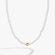 Crystal And Pearl Beaded Necklace