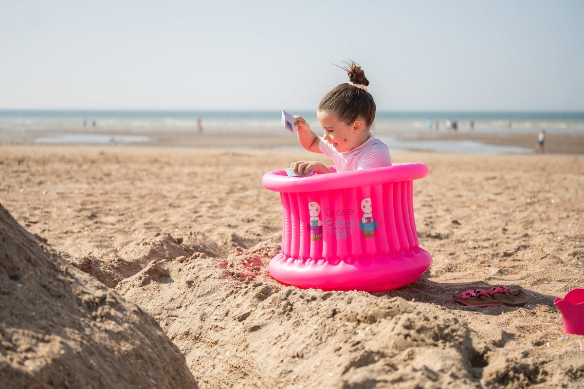 Big Bath Pink & Inflator (suitable From 1 Year Up To 8 Years)