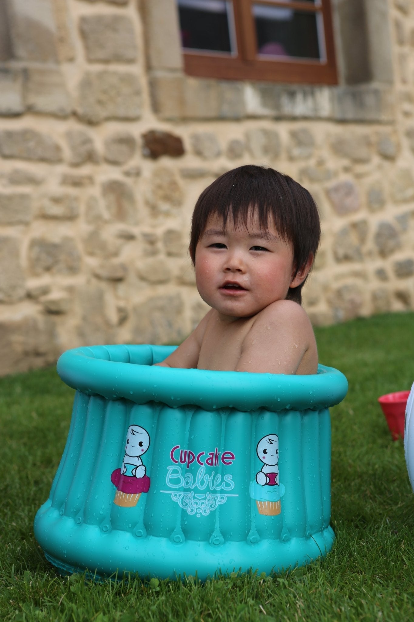 Small Bath Turquoise & Travel Pouch & Inflator (suitable From Birth Up To 1 Year)