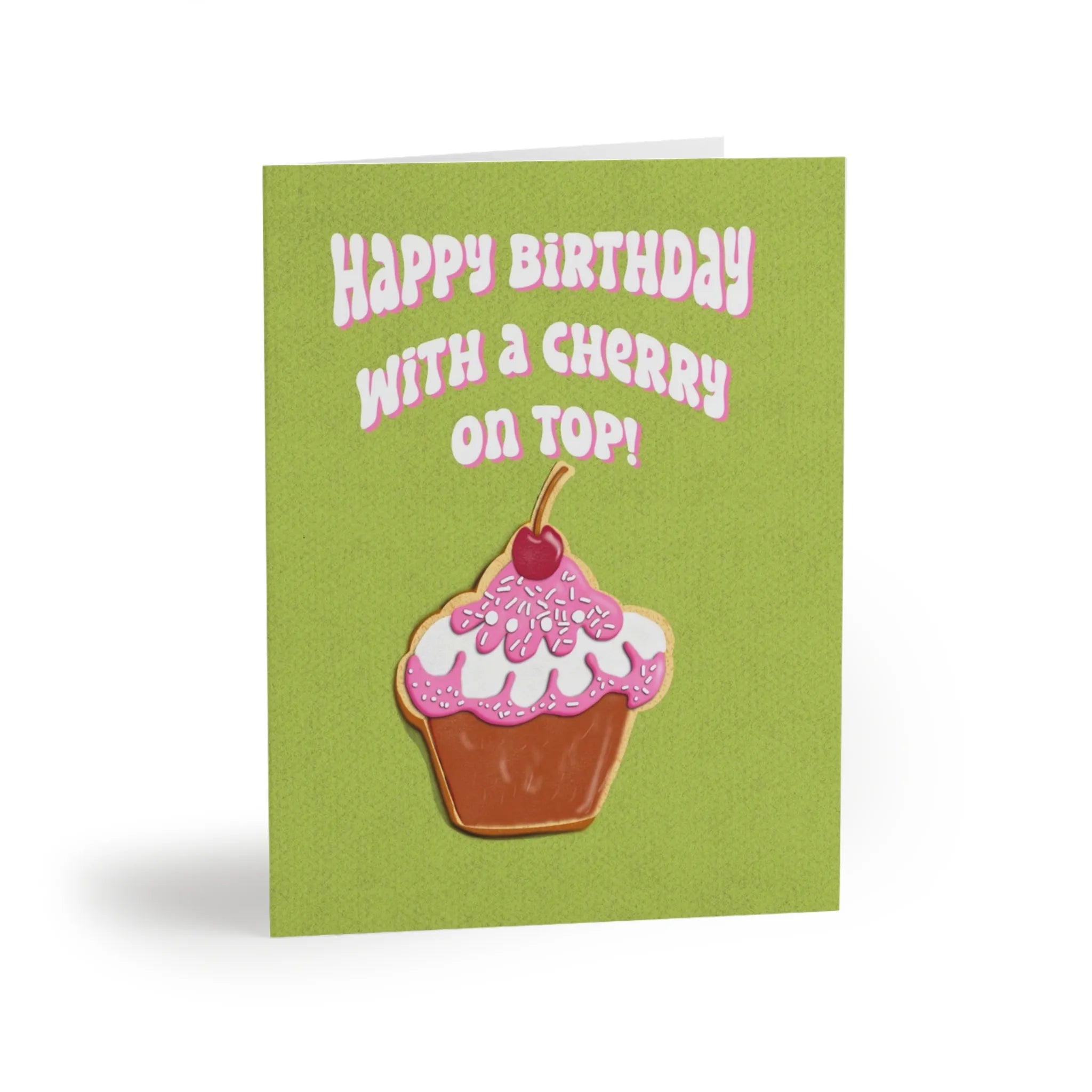 Happy Birthday Cupcake Greeting Card