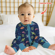 Custom Name God Says I Am Dinosaur Bamboo Convertible Zippy