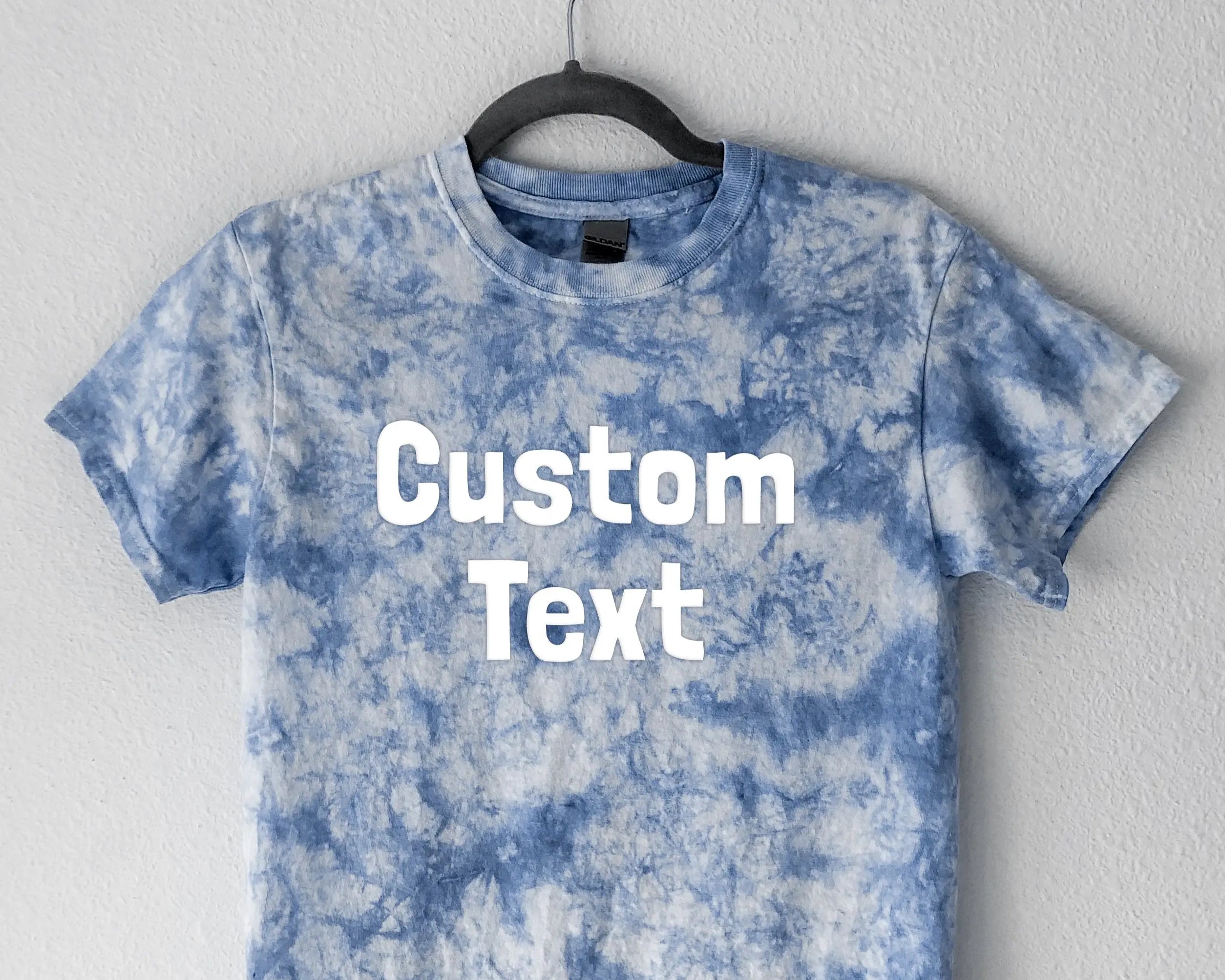 Personalized Tie Dye Shirt | Custom Name Tie Dye T-shirt