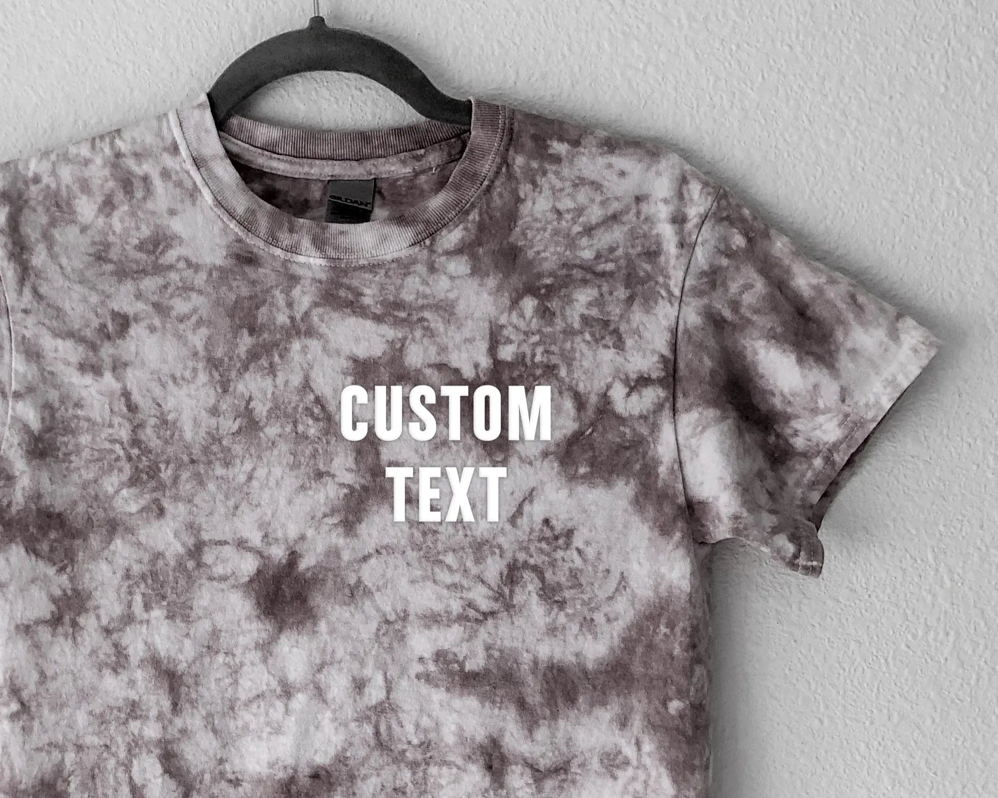 Personalized Tie Dye Shirt | Custom Name Tie Dye T-shirt