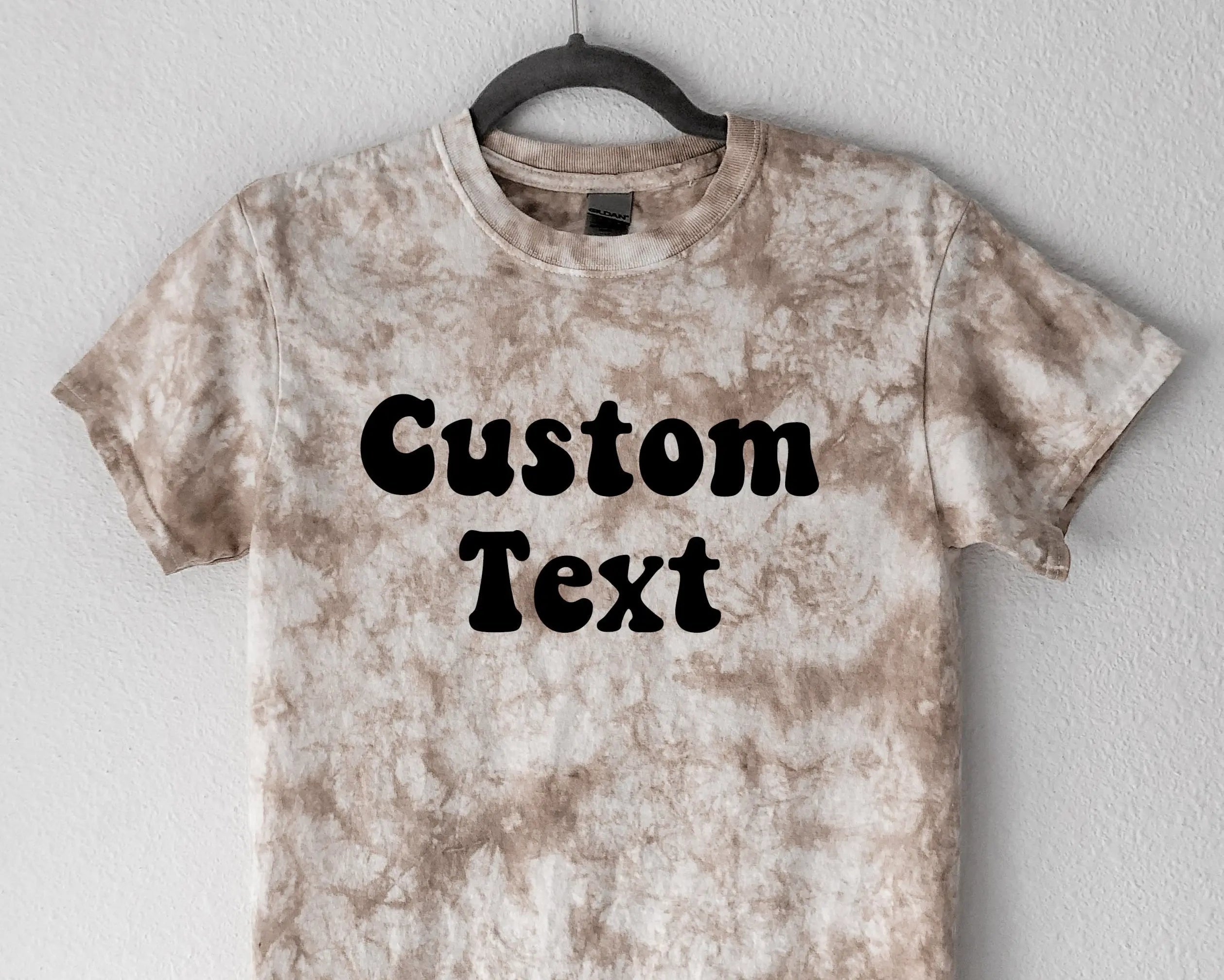 Personalized Tie Dye Shirt | Custom Name Tie Dye T-shirt