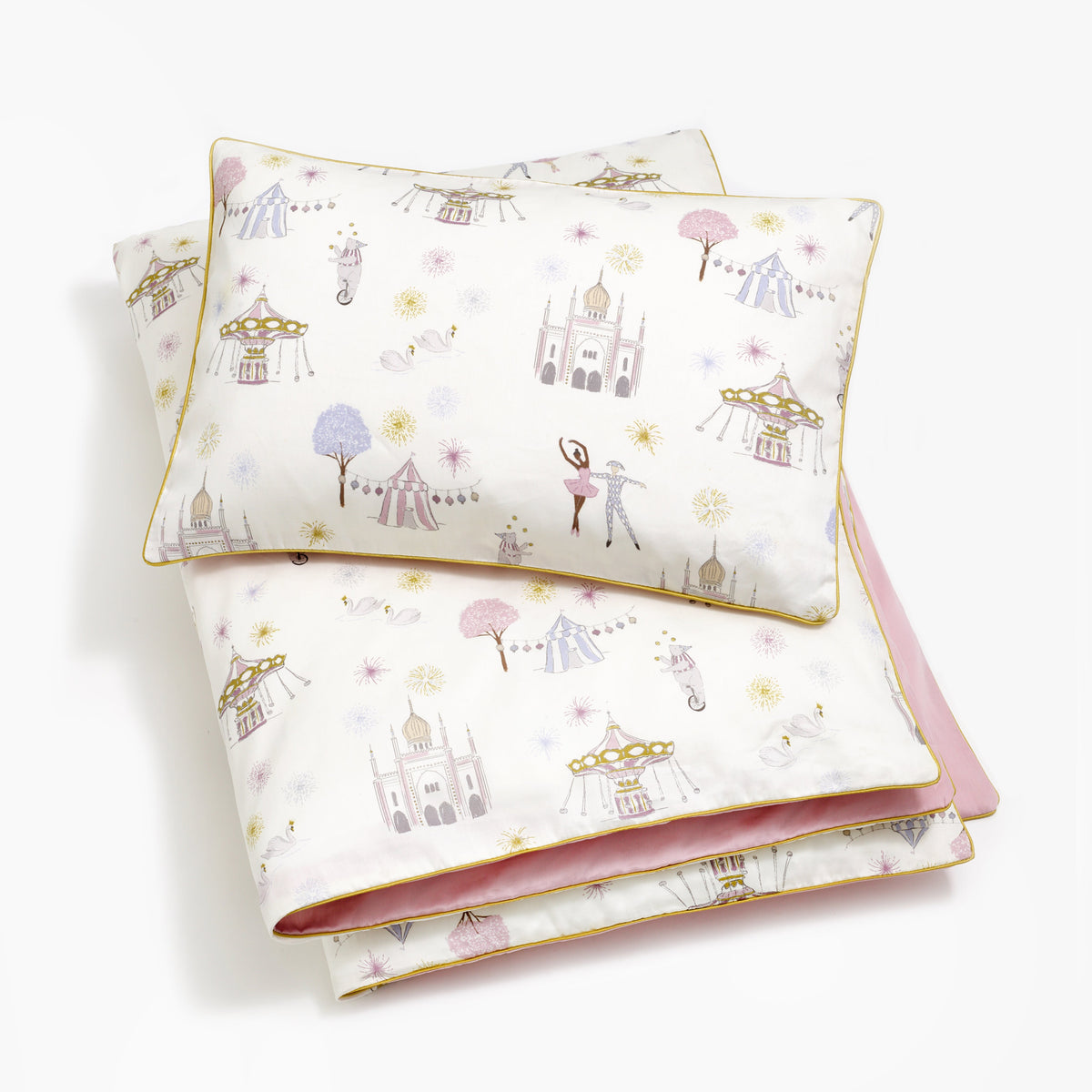 Adventures In Wonderland Toddler Duvet - Rose