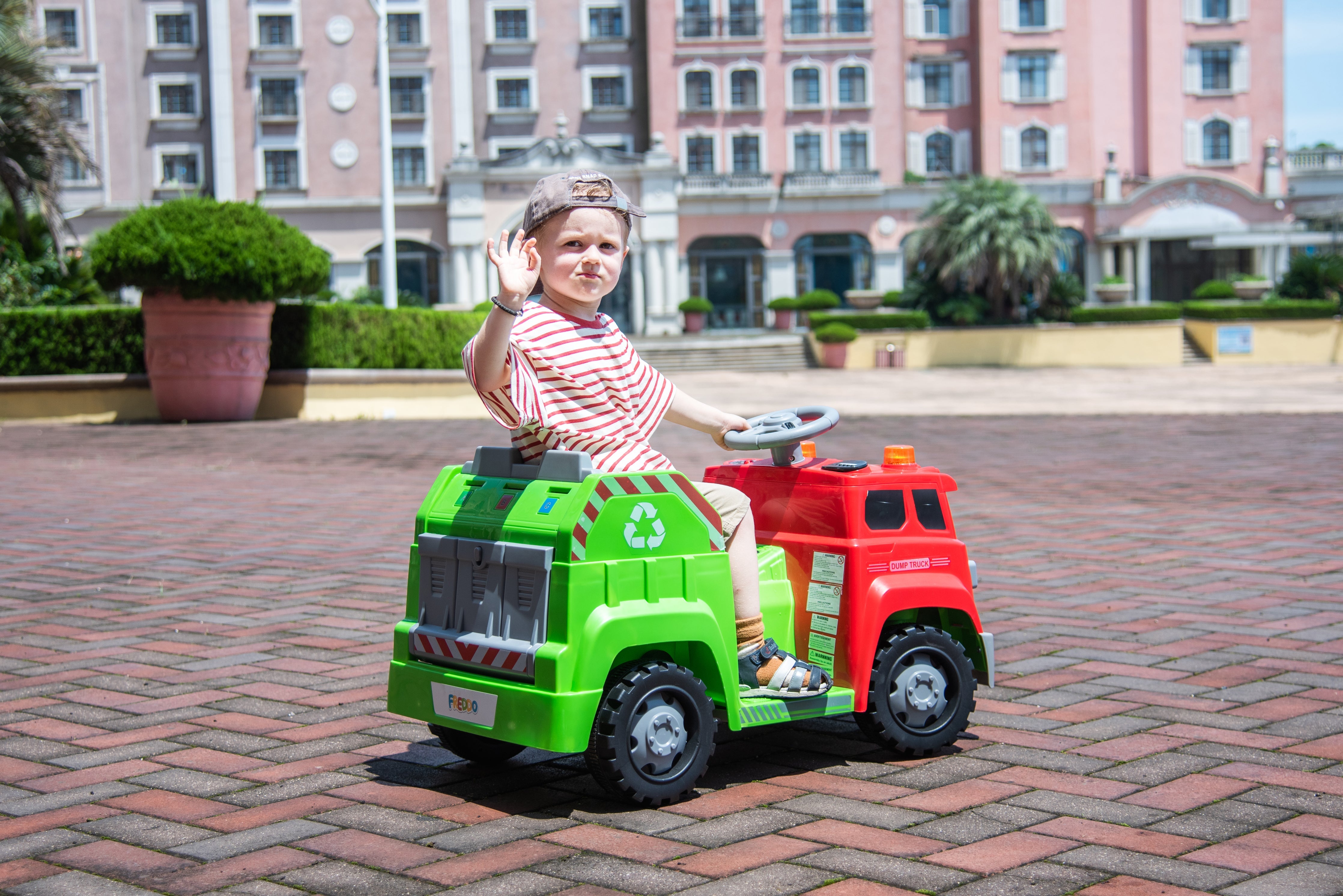 12V Freddo Dump Truck 1 Seater Ride-on