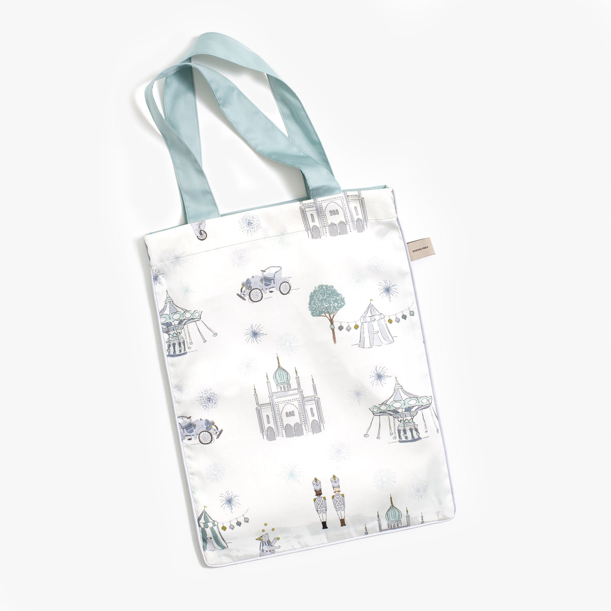 Adventures In Wonderland Toddler Duvet - Aqua