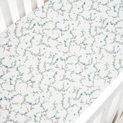 Secret Garden Crib Sheet - Ivory