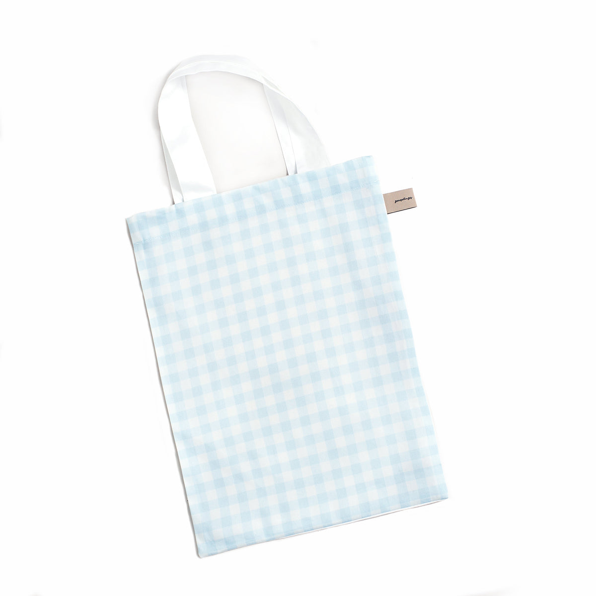 Picnic Gingham Toddler Duvet - Blue