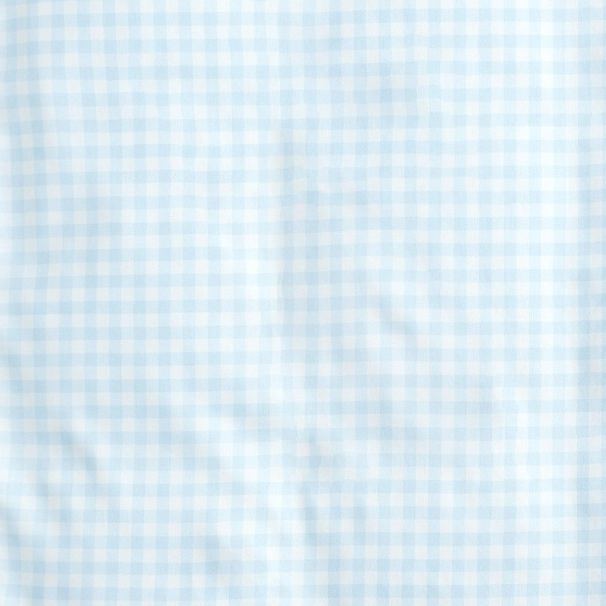 Picnic Gingham Crib Sheet - Blue