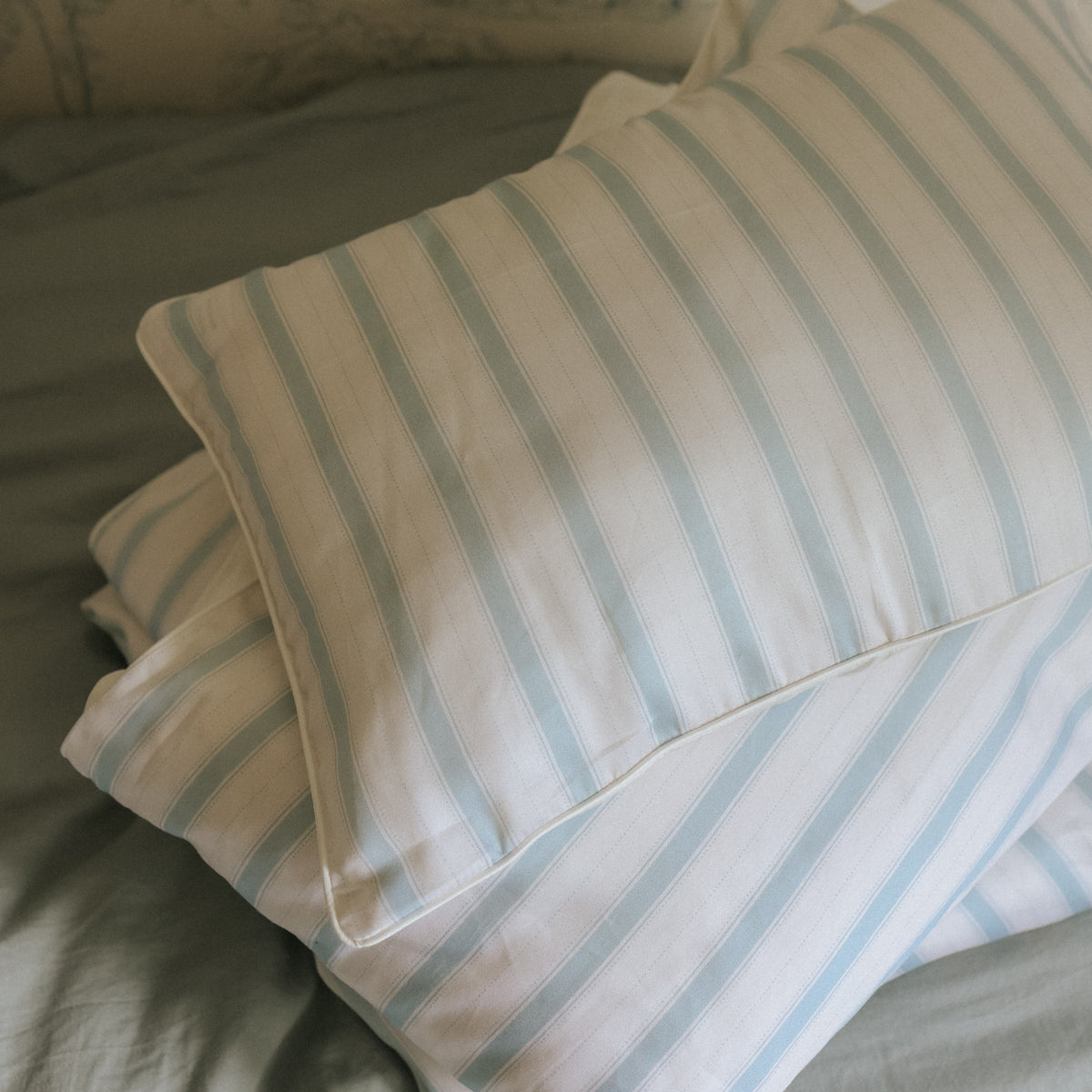Seaside Stripes Toddler Pillow - Ocean
