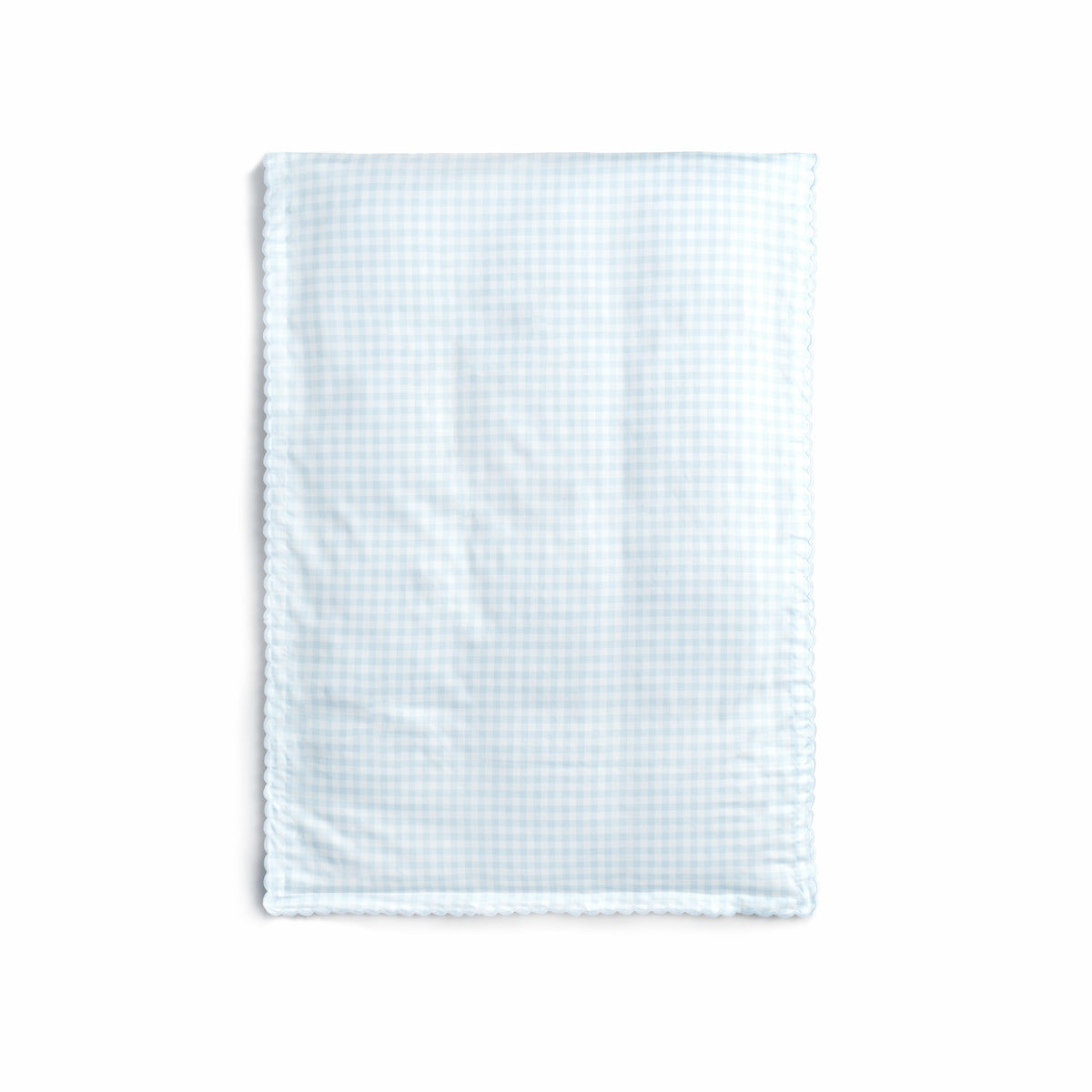 Picnic Gingham Toddler Duvet - Blue