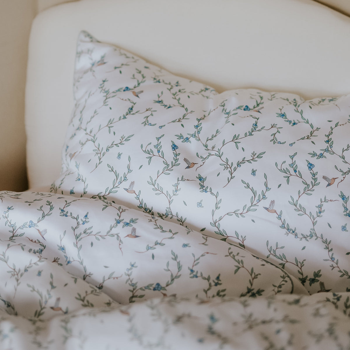 Secret Garden Toddler Duvet - Ivory