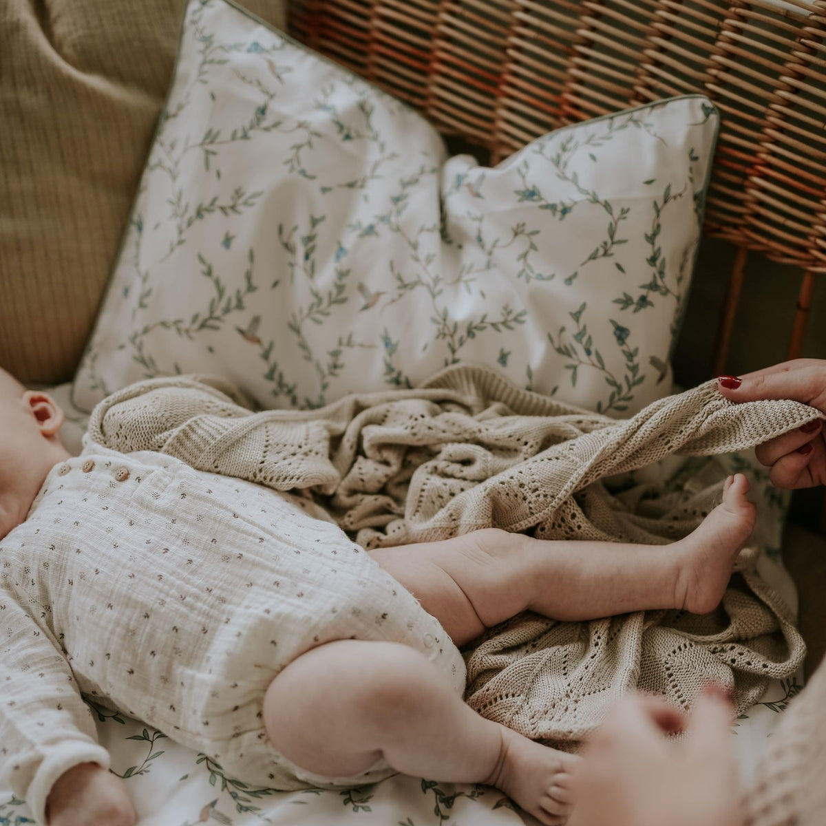 Secret Garden Toddler Pillow - Ivory