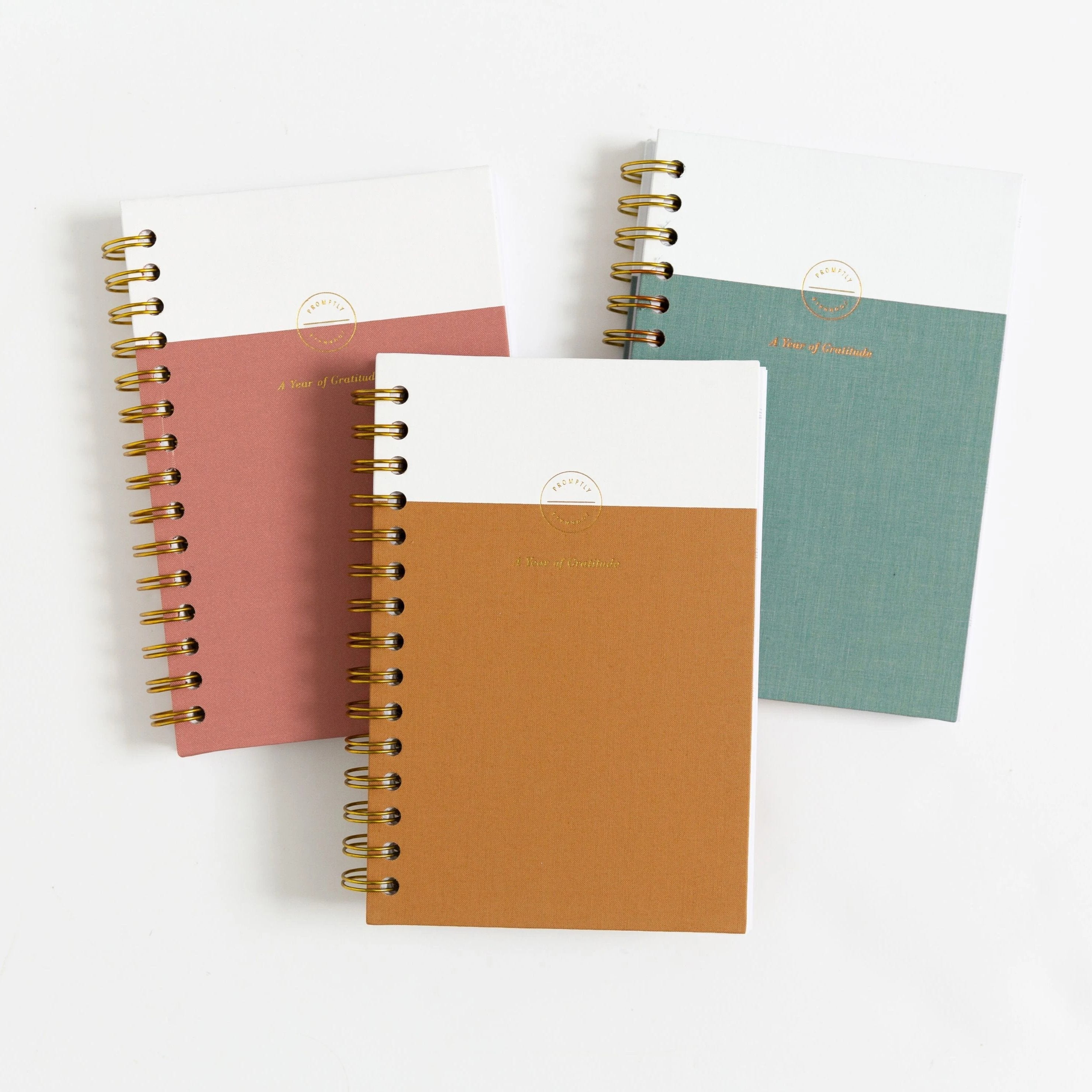 Gratitude Journal - Amber Linen by Promptly Journals