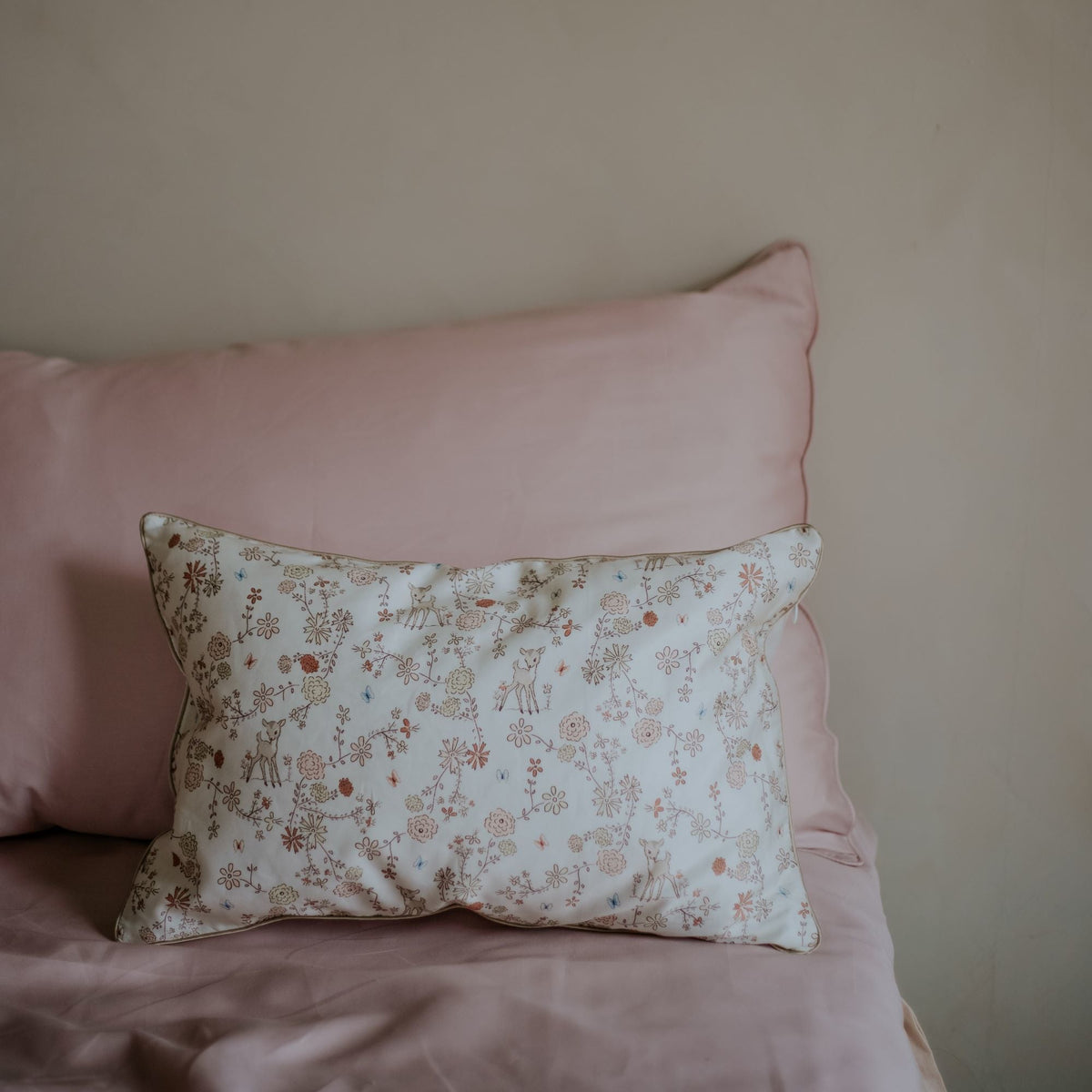 Into The Woodlands Toddler Pillow - Ivory
