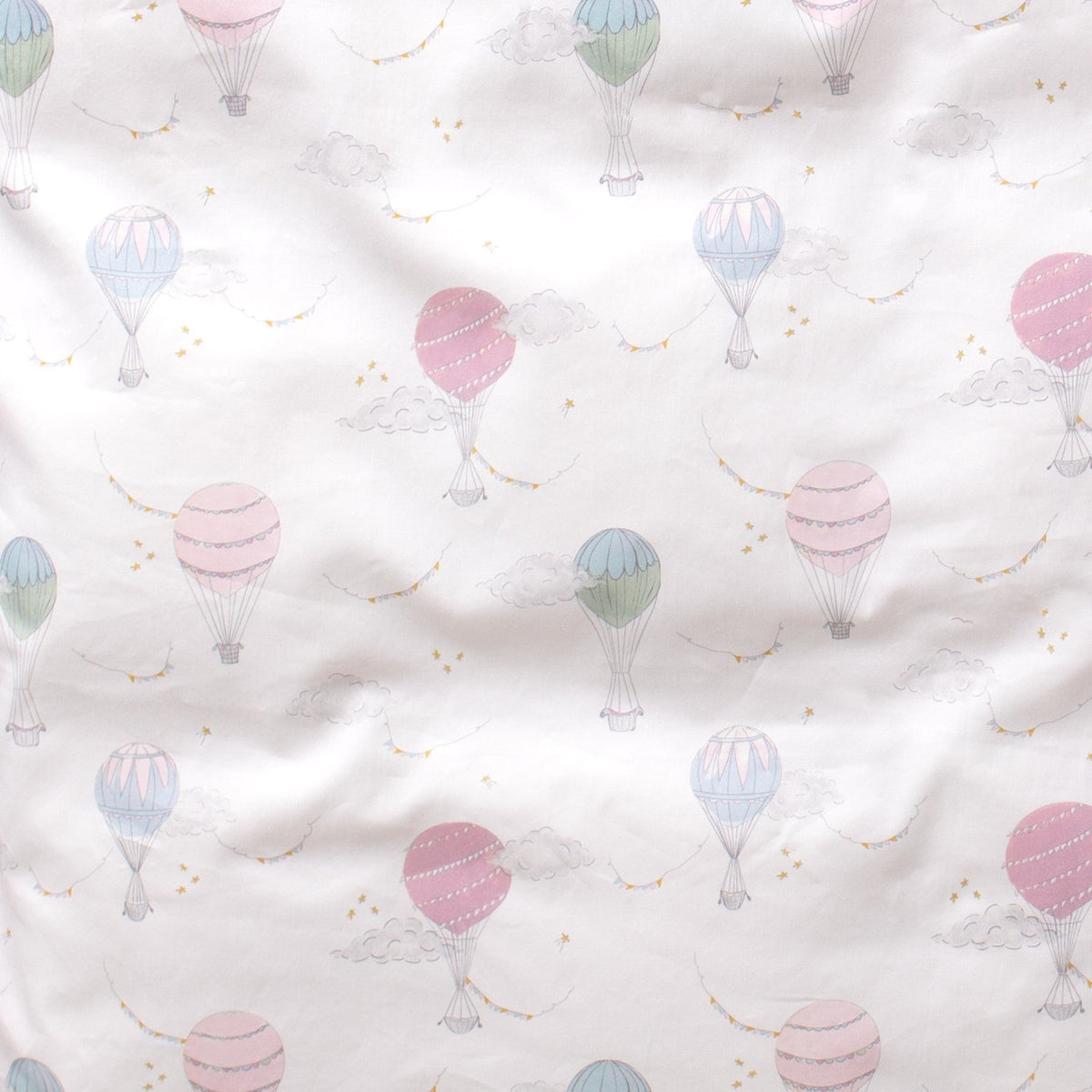 Touch The Sky Crib Sheet - Pink