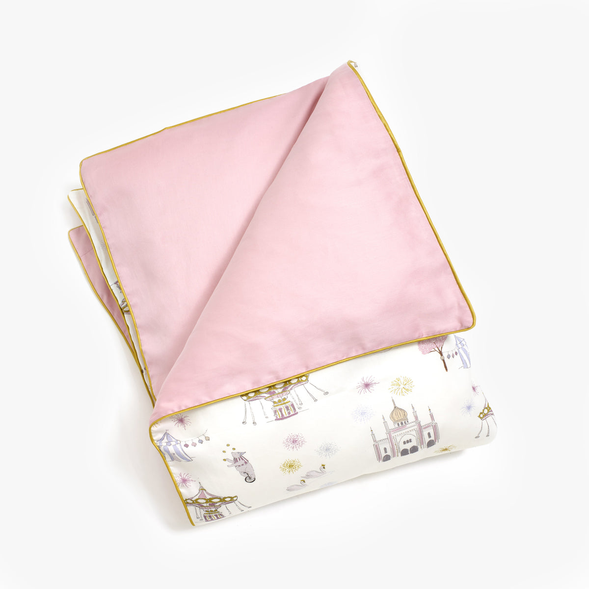 Adventures In Wonderland Toddler Duvet - Rose