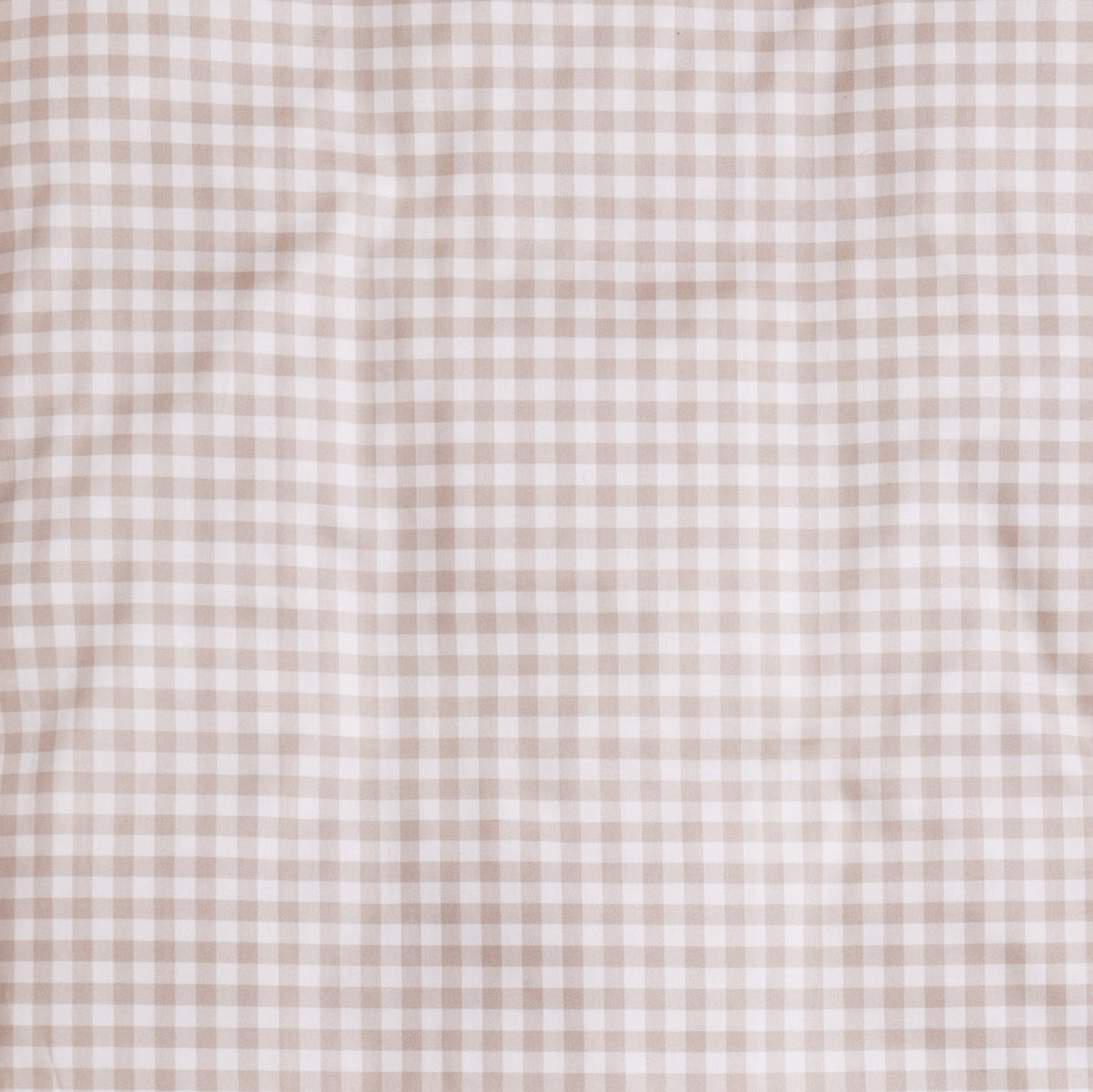 Picnic Gingham Crib Sheet - Beige