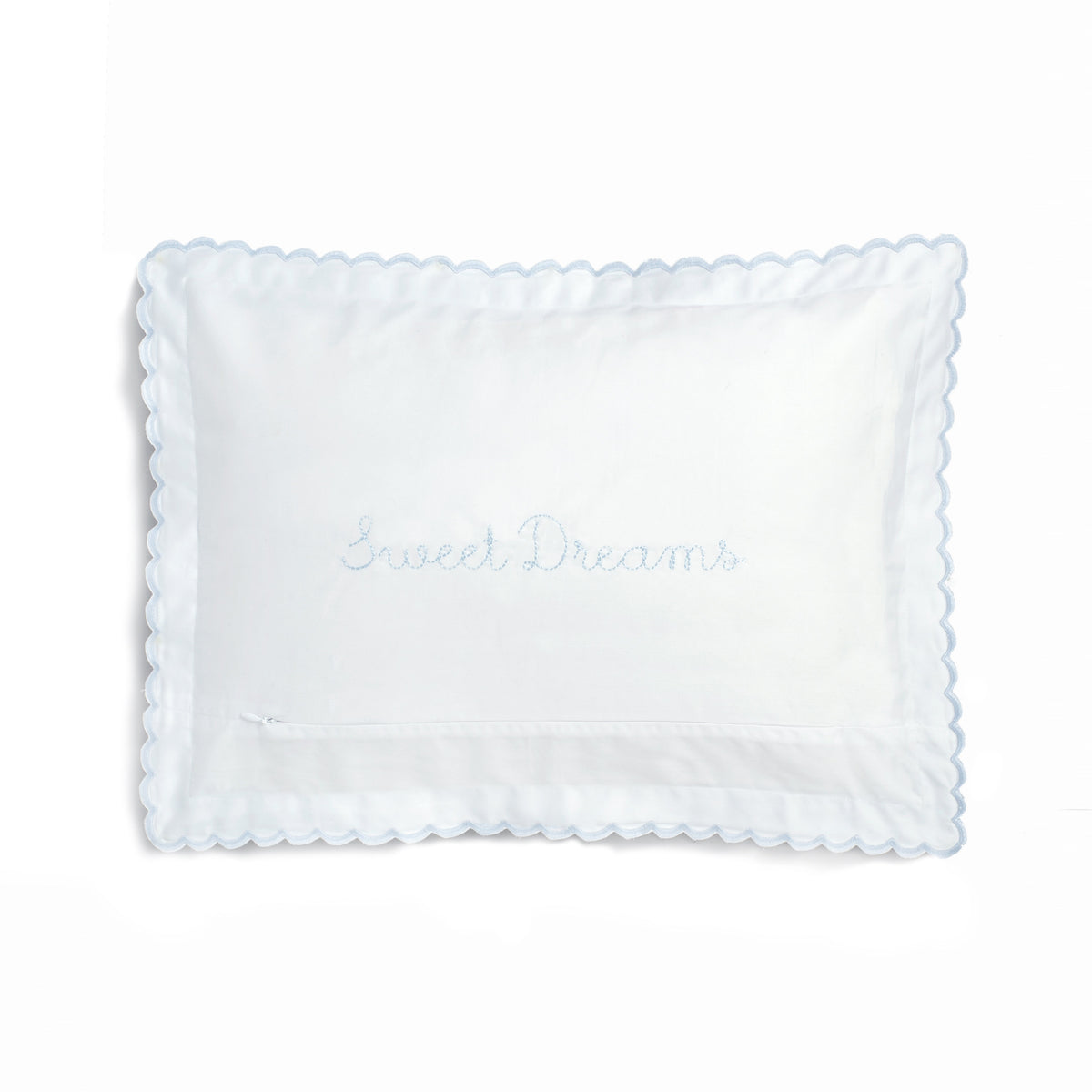 Picnic Gingham Toddler Pillow - Blue