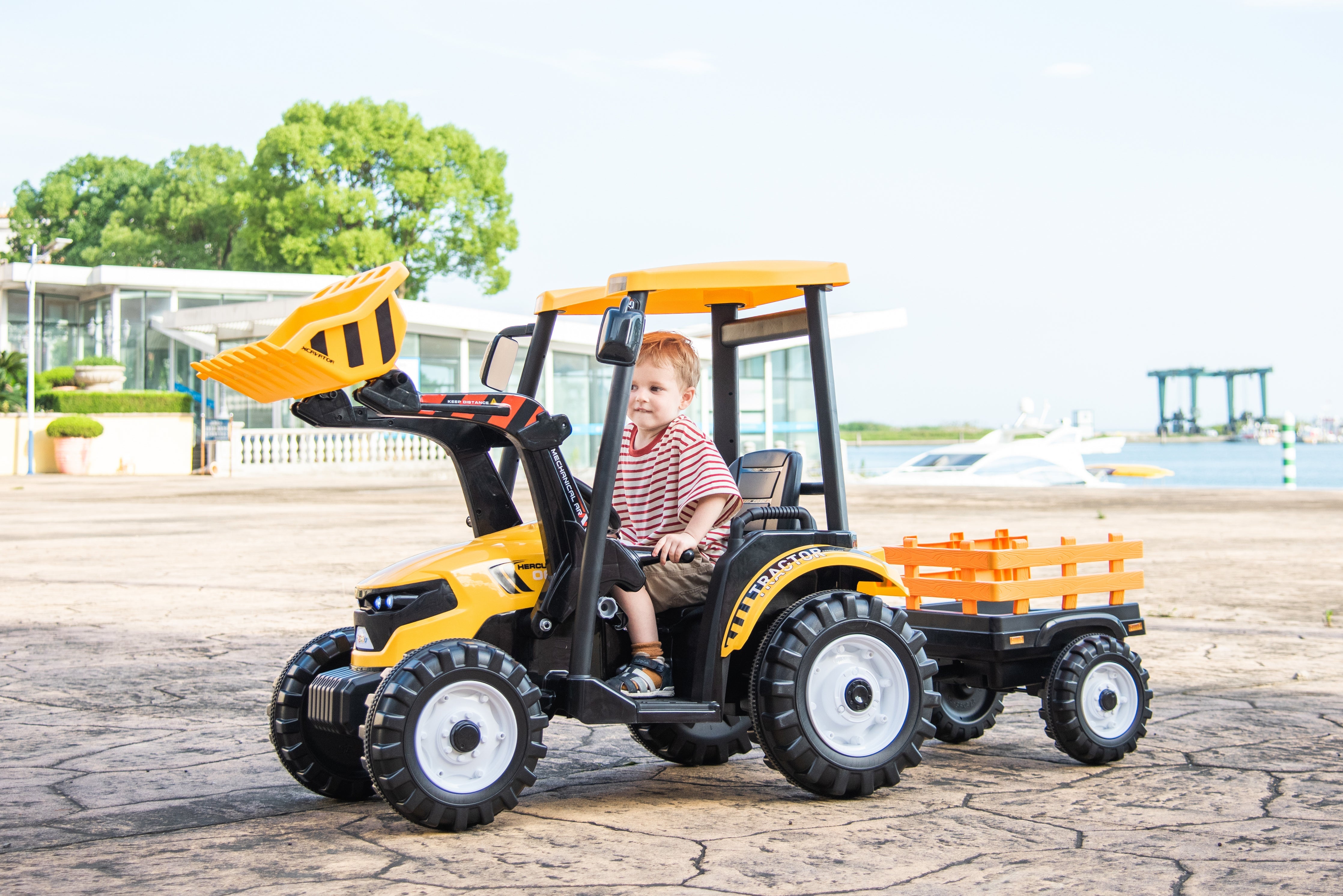 24V Freddo Rhino Tractor 1 Seater Ride on for Kids