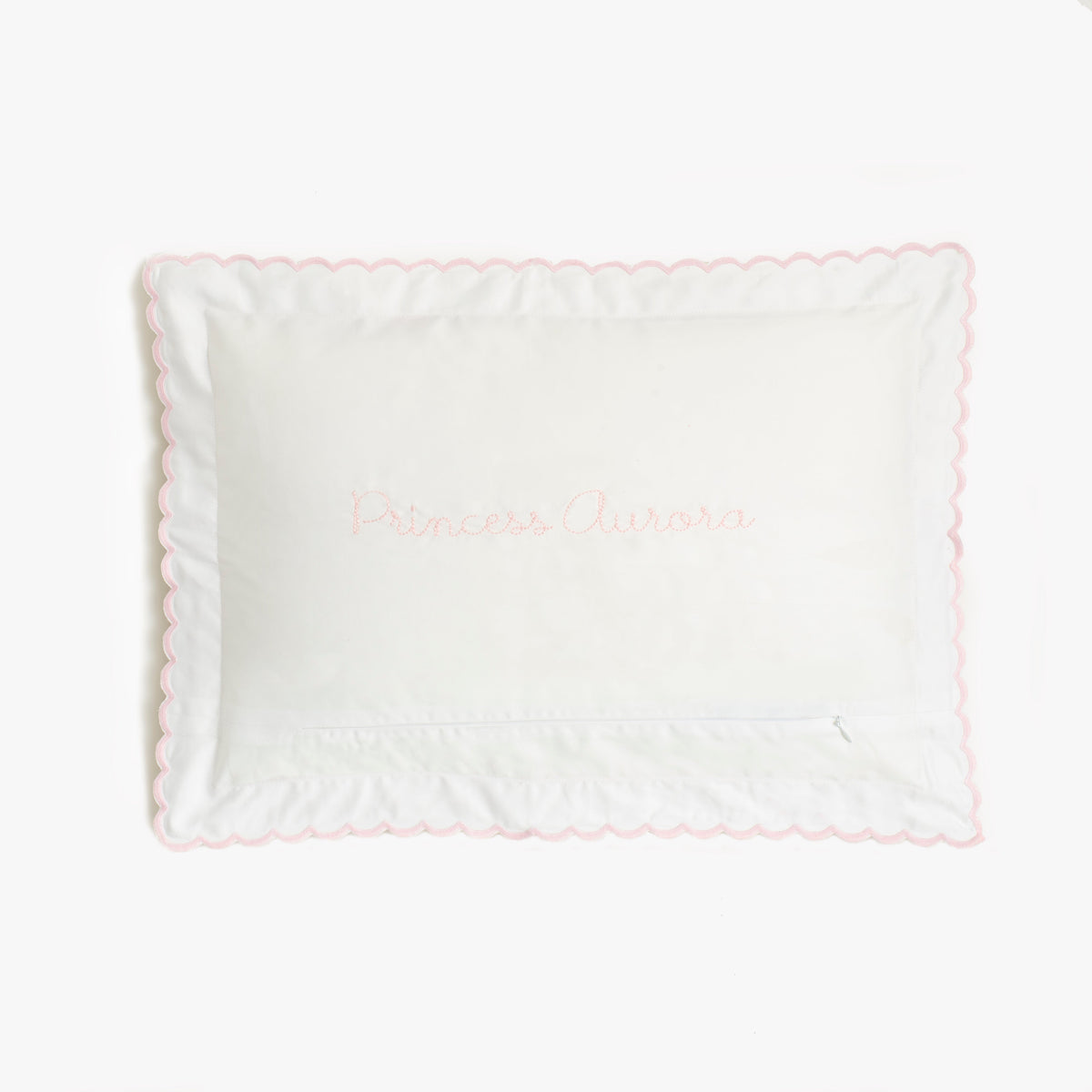 Picnic Gingham Toddler Pillow - Pink