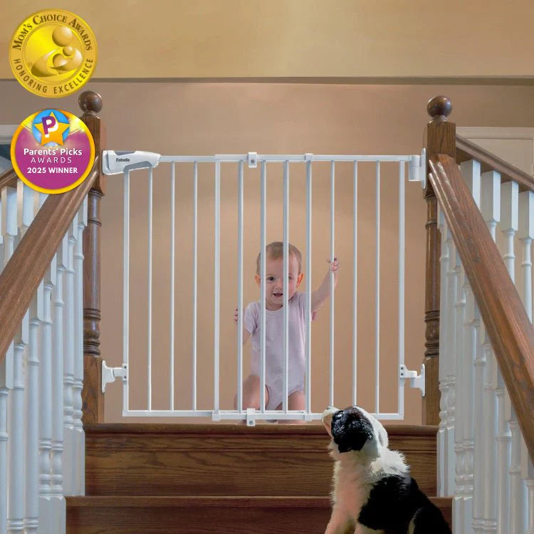 Boundless B17 | No-trip Hardware Mounted Baby Gates For Stairs