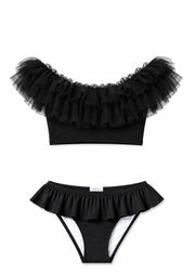 Black Bikini With Tulle