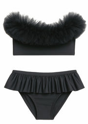 Black Bikini With Tulle