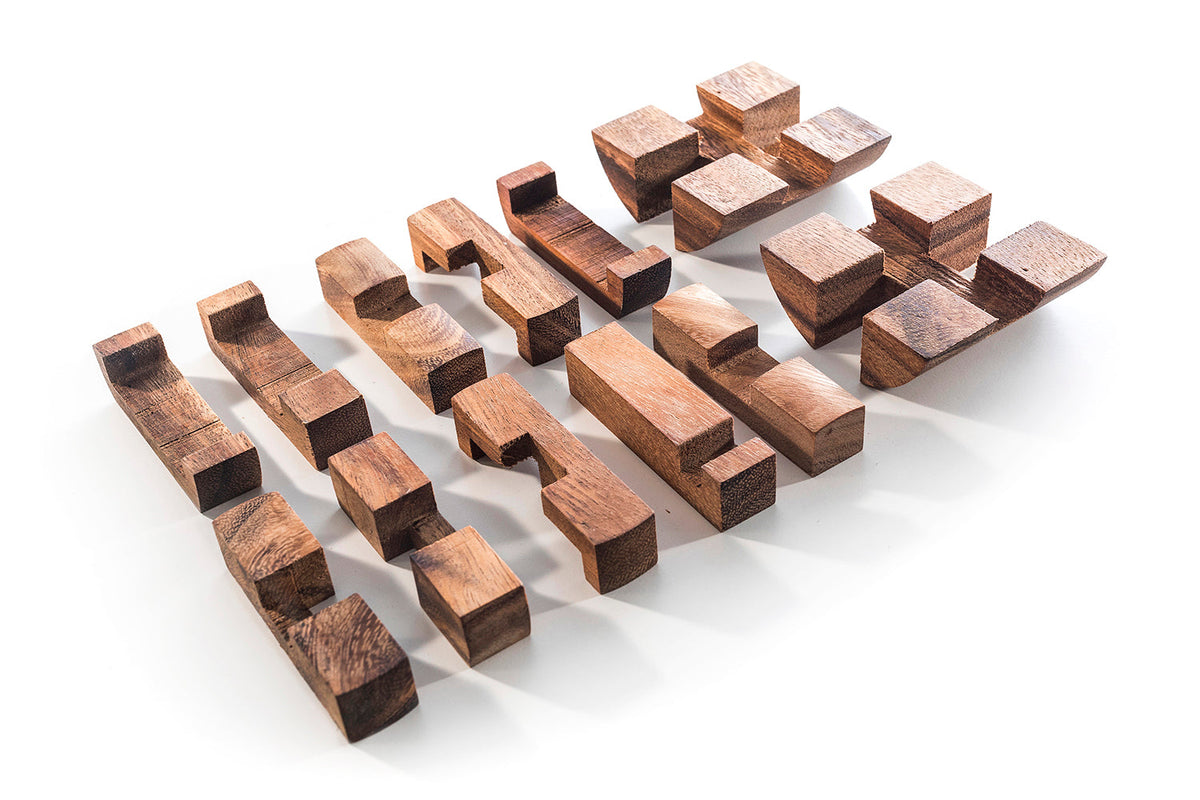 Cylinder Cube - Brain Teaser Wooden Puzzle
