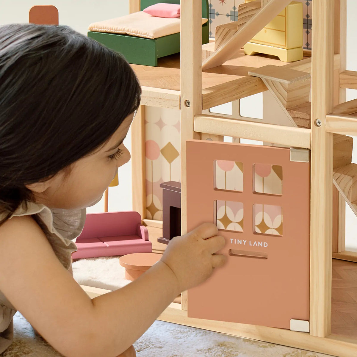 ® Sweetwood Pegasus Dollhouse & Wooden Dollhouse Dolls