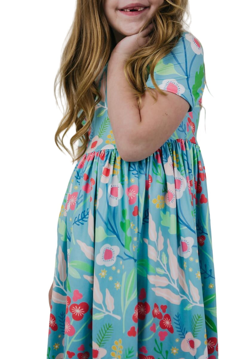 Spring Breeze S/s Twirl Dress