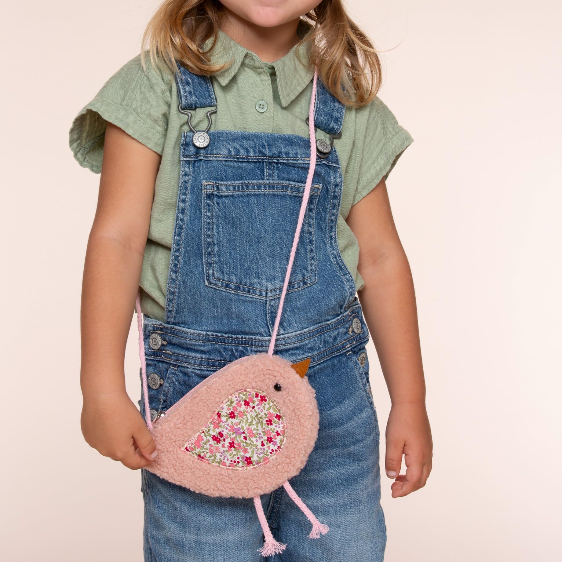 Plush Bird Chick Crossbody Bag For Toddlers, Little Girls, Kids Age 3-8y