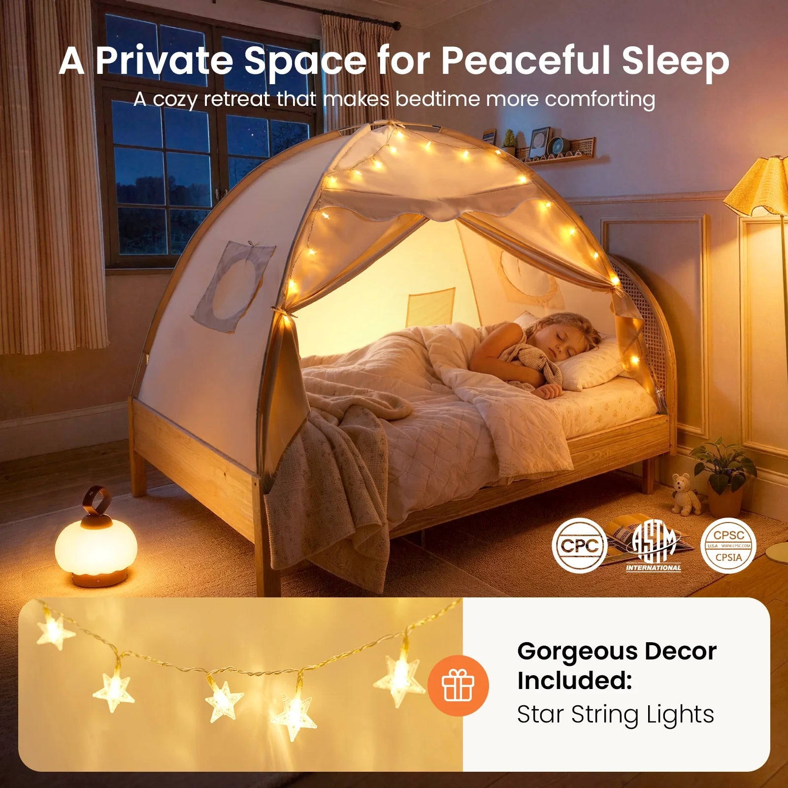 ® Versatile Kids Bed Tent & Play Tent