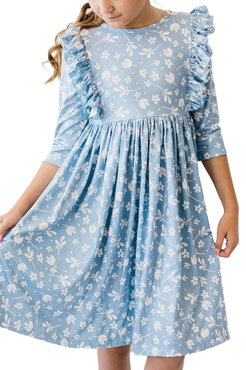 Bluebell 3/4 Ruffle Twirl Dress