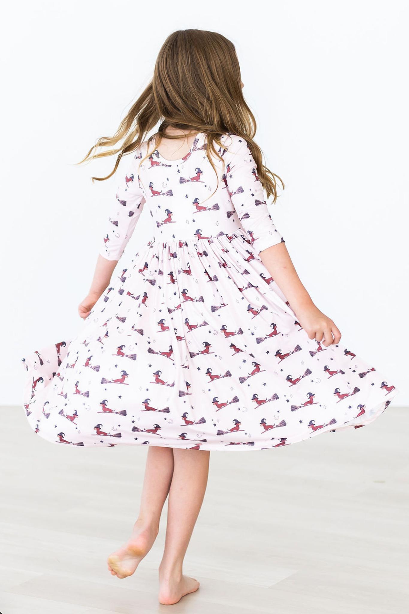 Happy Howl-oween Pocket Twirl Dress