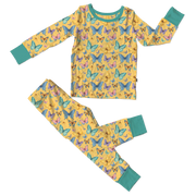Katherine Butterflies Bamboo 2-piece Long Sleeve Set