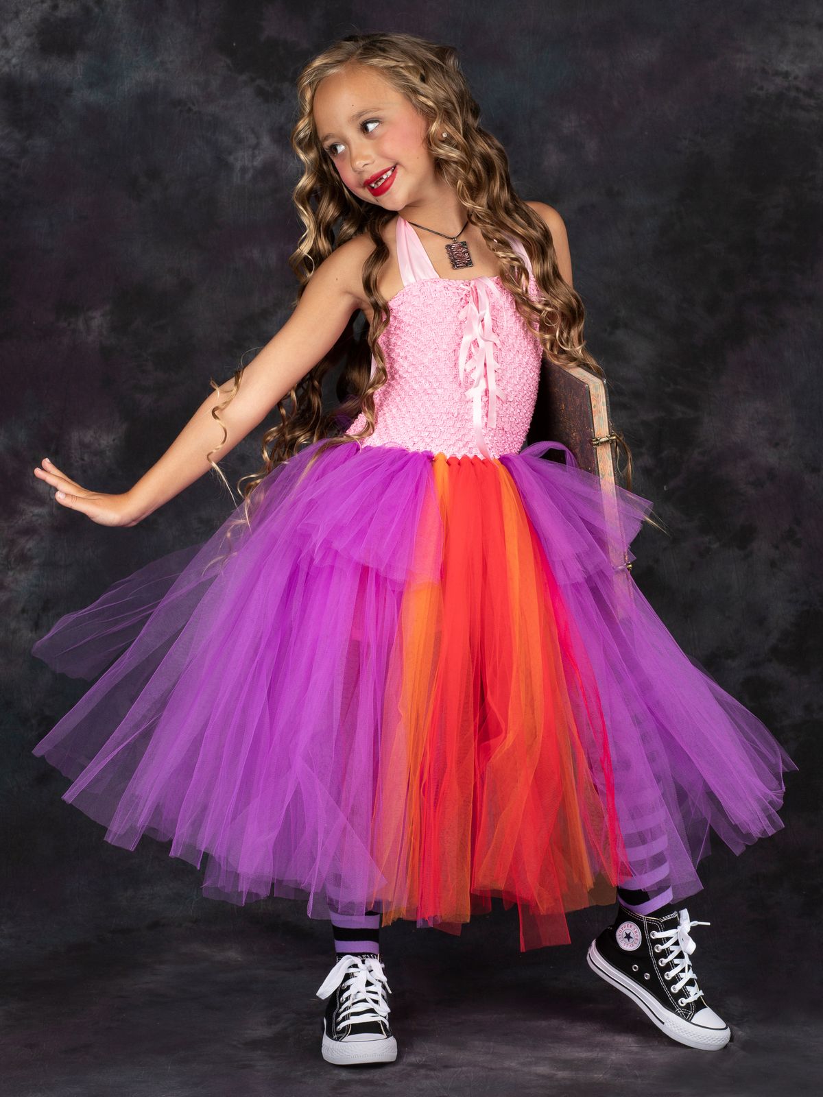 Girls Sarah Witch Tutu Costume Dress