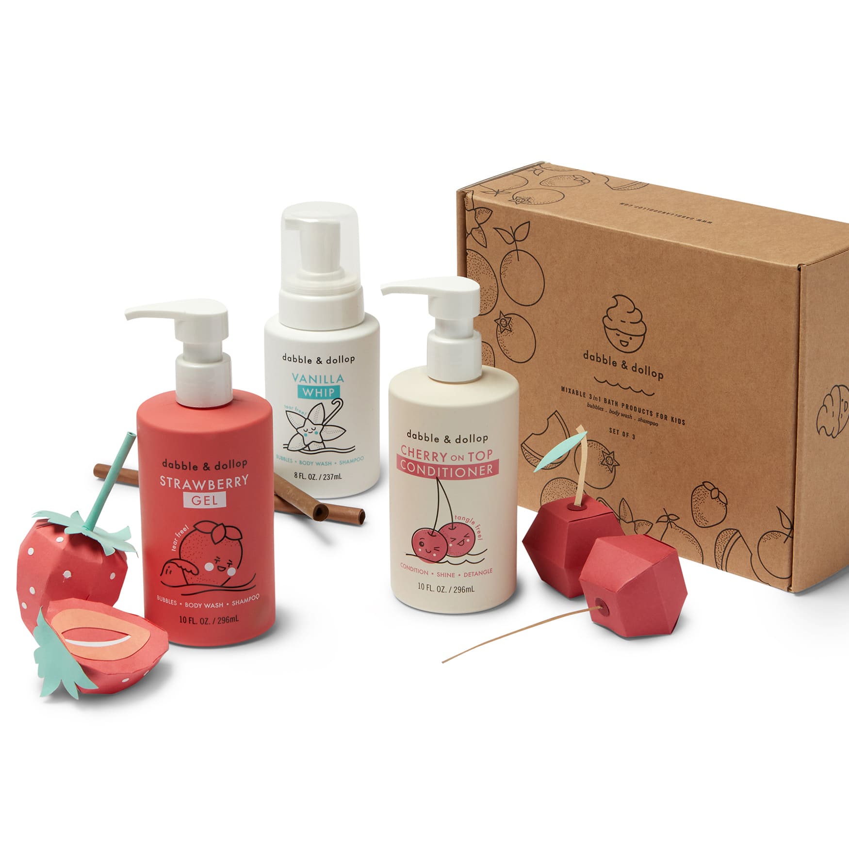 Cherry Berry Bath & Conditioner Gift Set