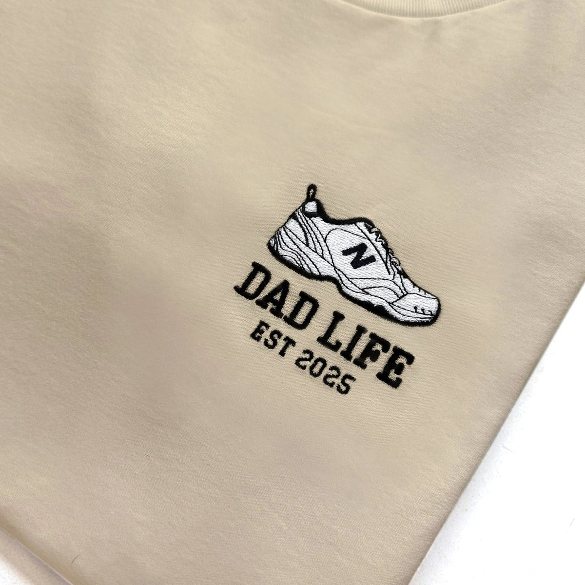 Dad Life Sweatshirt With Embroidered Dad Sneaker