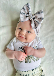 Daddy's Girl Headwrap Bow
