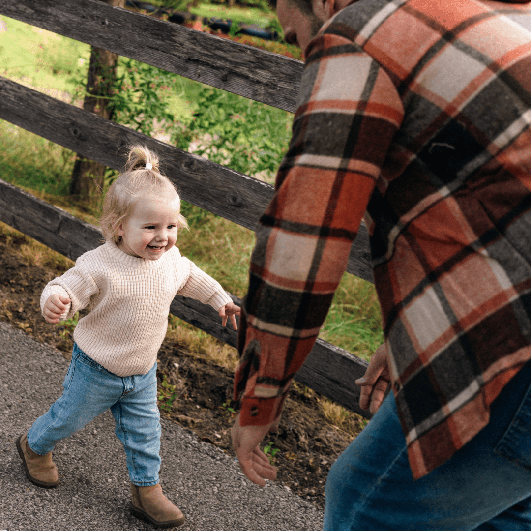 Oatmeal Knit Pullover Sweater- Child
