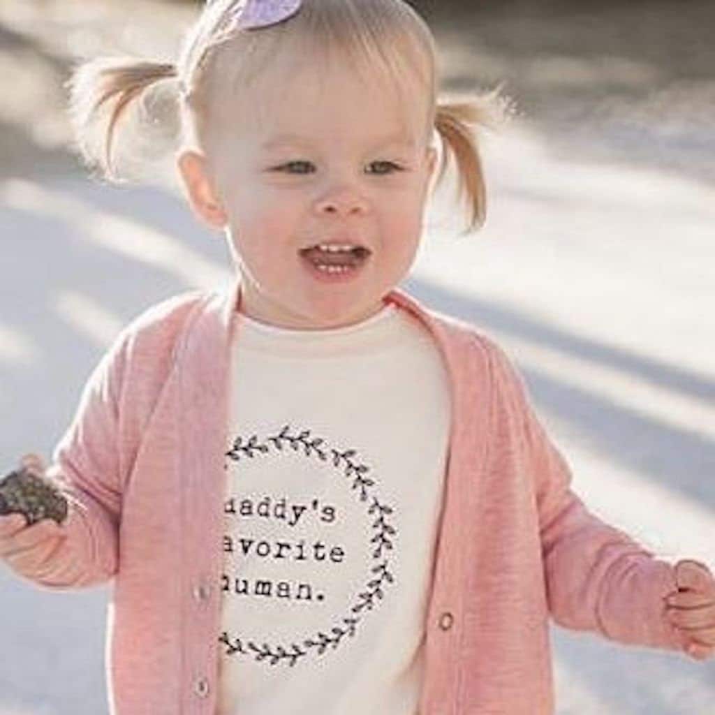 Daddy’s Favorite Human Organic Cotton Kids T-shirt Short Sleeve