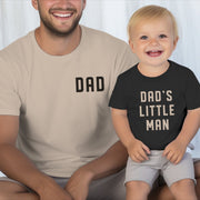 Dad And Dad's Little Man Matching Dad And Son Shirts