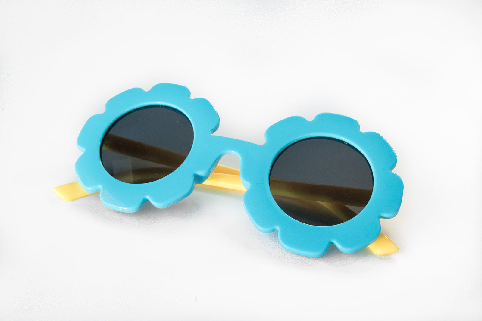 Toddler & Kid Daisy Sunglasses - Blue & Yellow