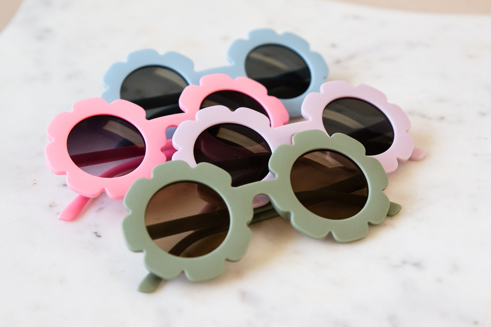 Toddler & Kid Daisy Sunglasses - Sage