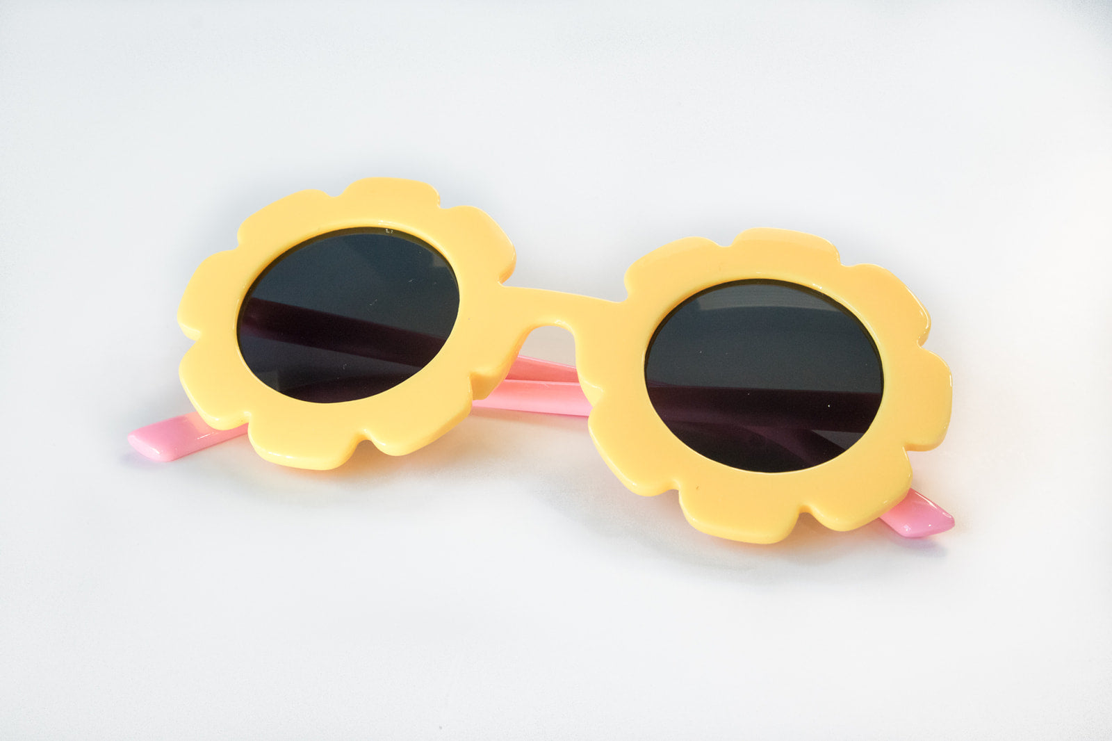 Toddler & Kid Daisy Sunglasses - Yellow & Pink