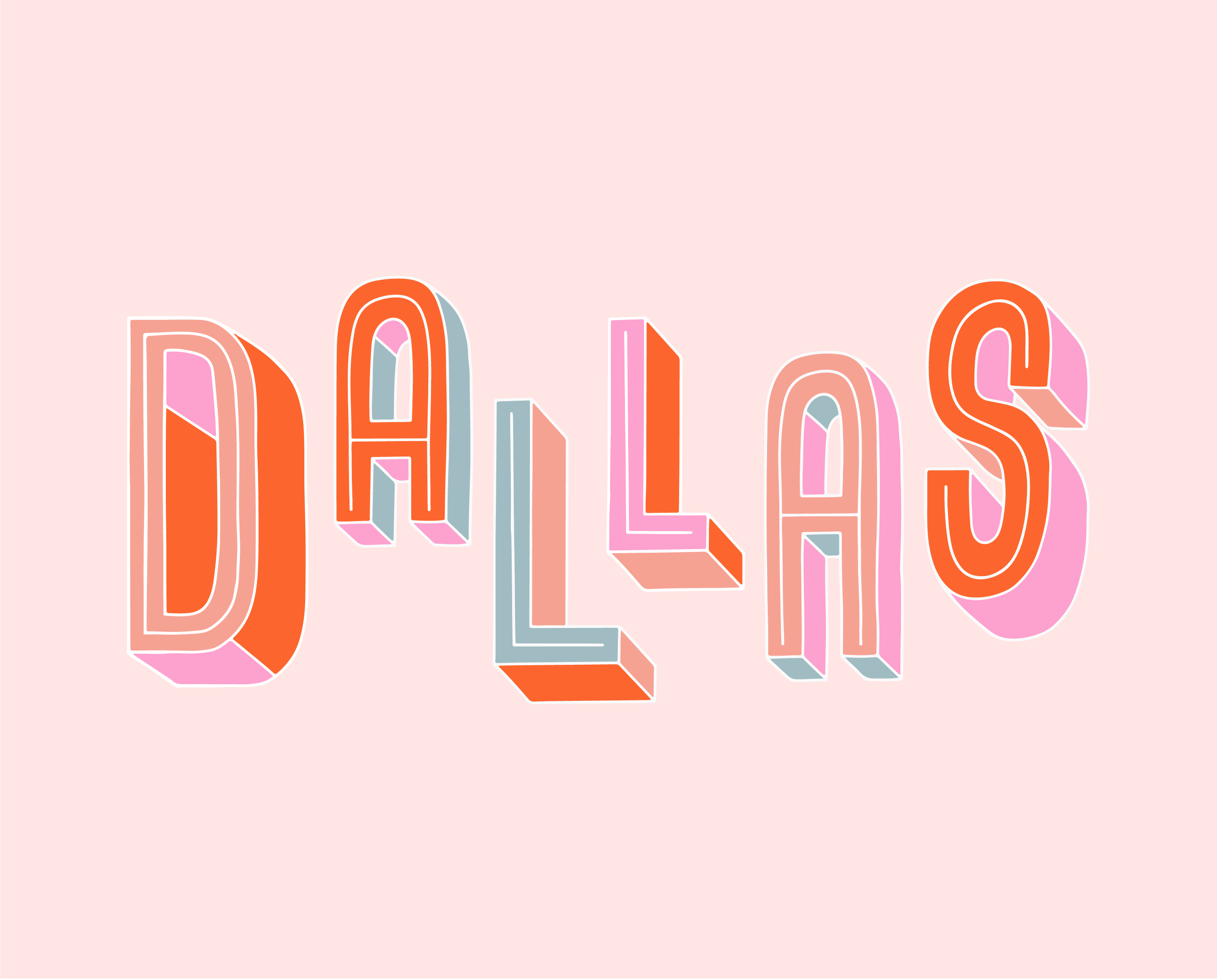 Dallas Poster - 8 X 10